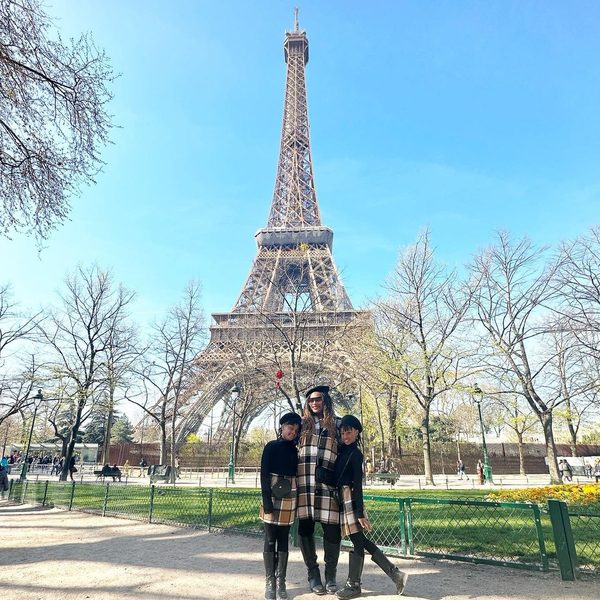 Eiffel Tower and Champ de Mars in Paris